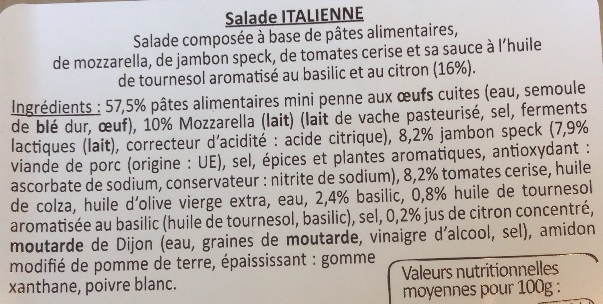 Open Food Facts Salade italienne packshot