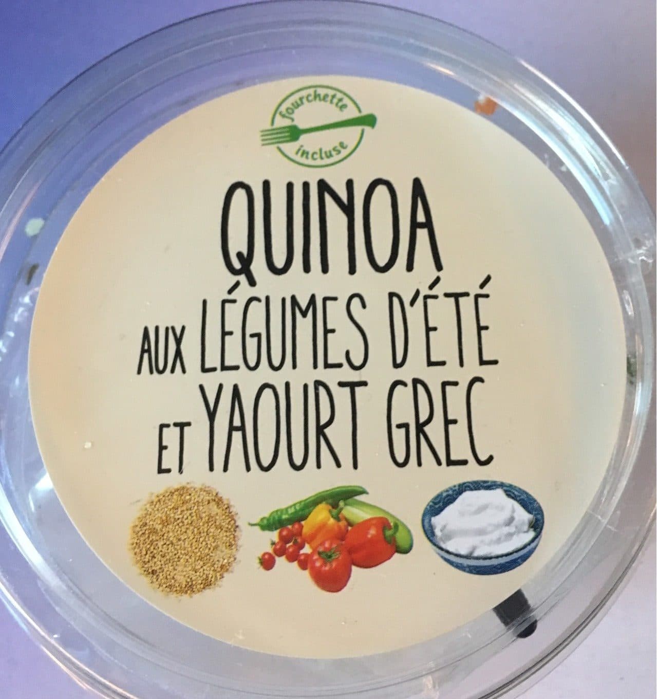 mix buffet Quinoa aux legumes d'été et yaourt grec packshot