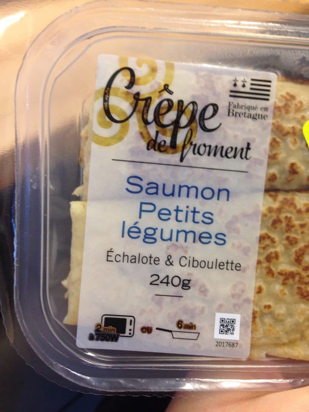 Crêpe De Froment Crêpe saumon petits legumes packshot