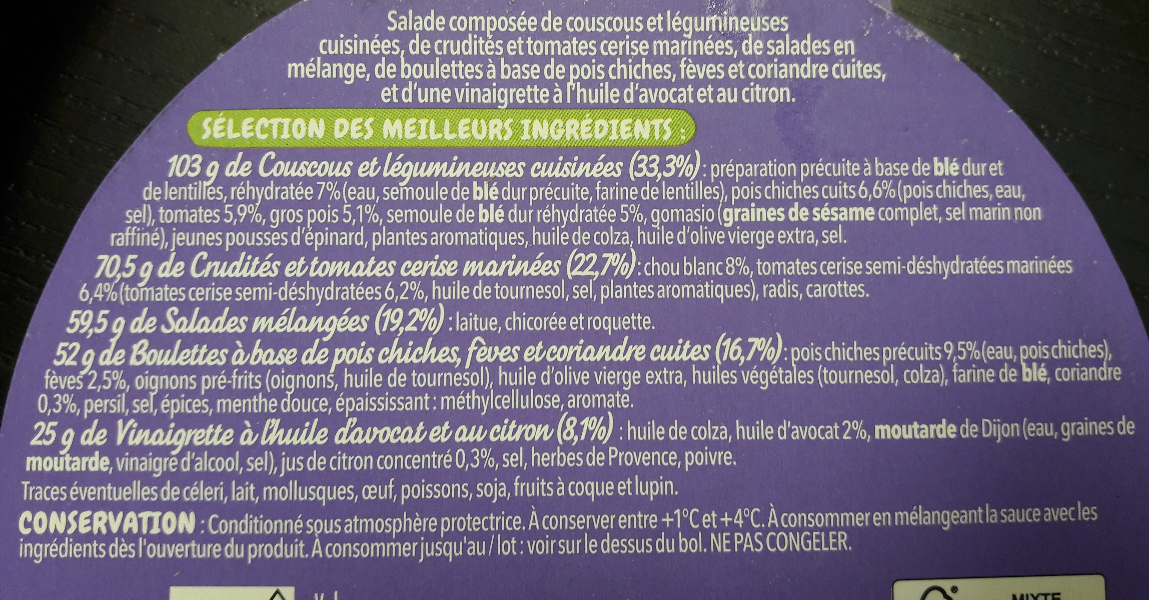 MIX Buddha Bol falafels packshot