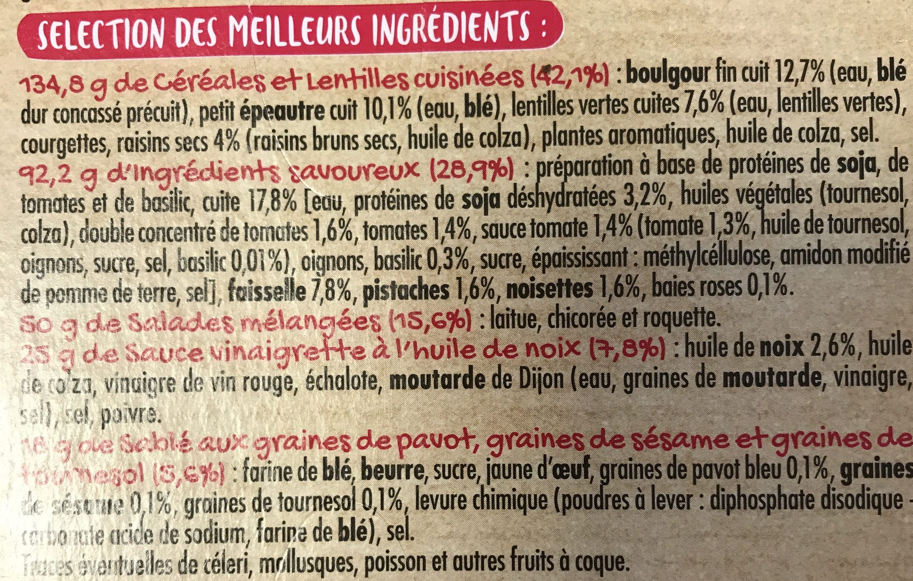 Mix Salade collection Nature, Palets Soja Tomate packshot