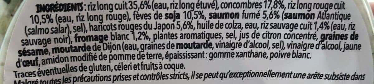 Mix Saumon fumé et trio de riz gourmand packshot
