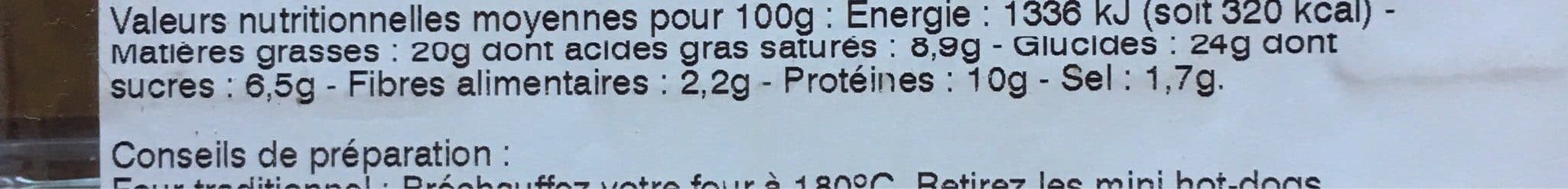 Open Food Facts 9 mini-hot dogs packshot