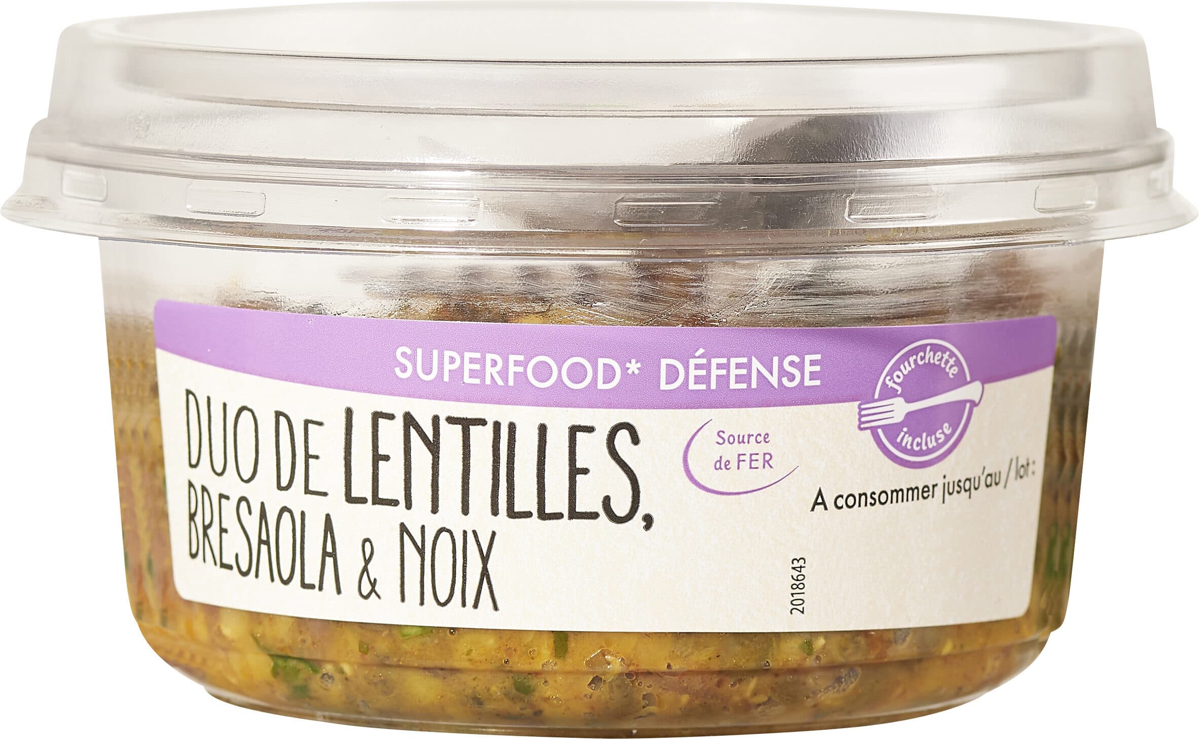 Mix Buffet Duo de lentilles, bresaola & noix packshot