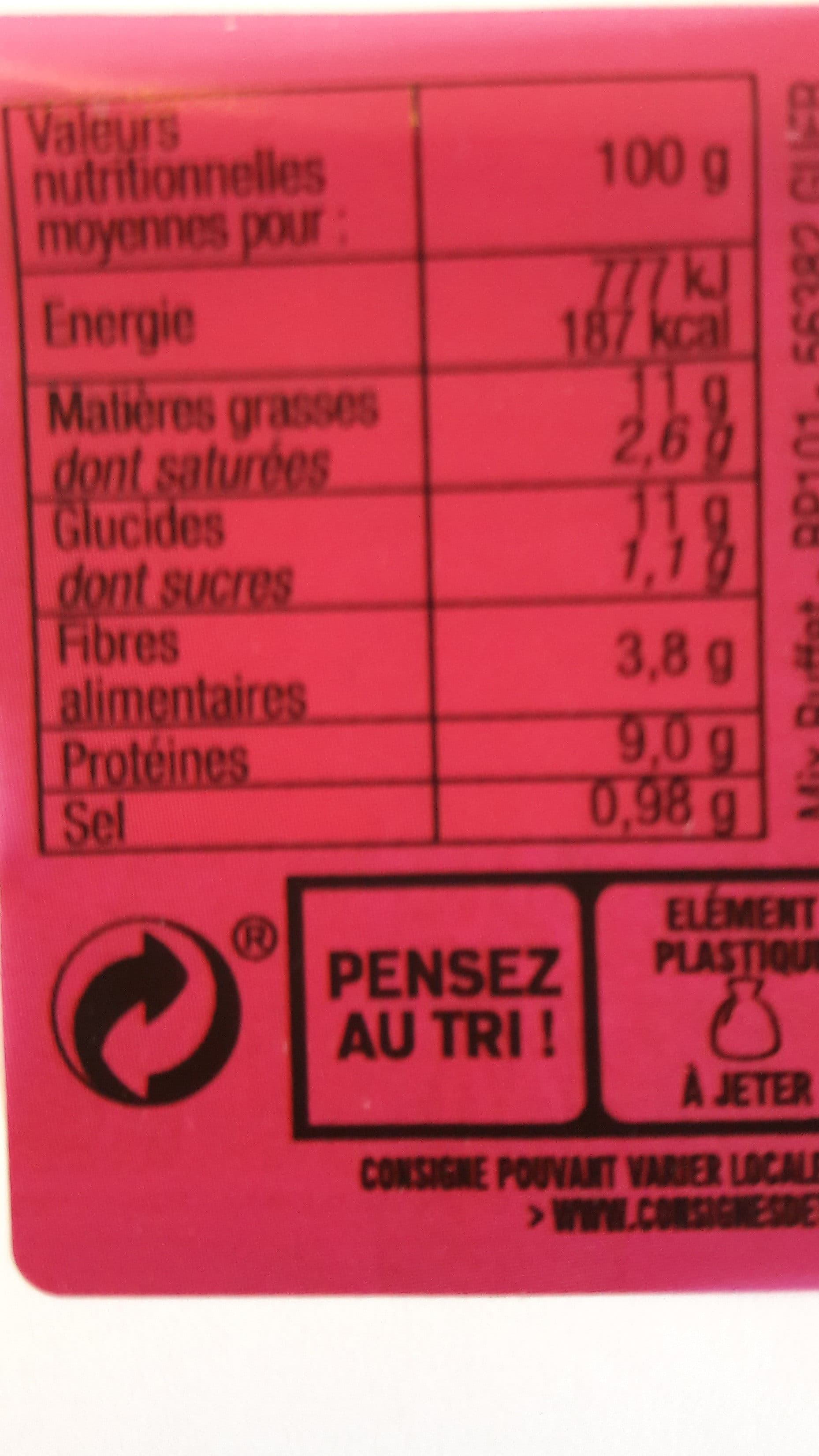 Open Food Facts Trio de lentilles & saumon fumé oeuf poché & courgettes packshot