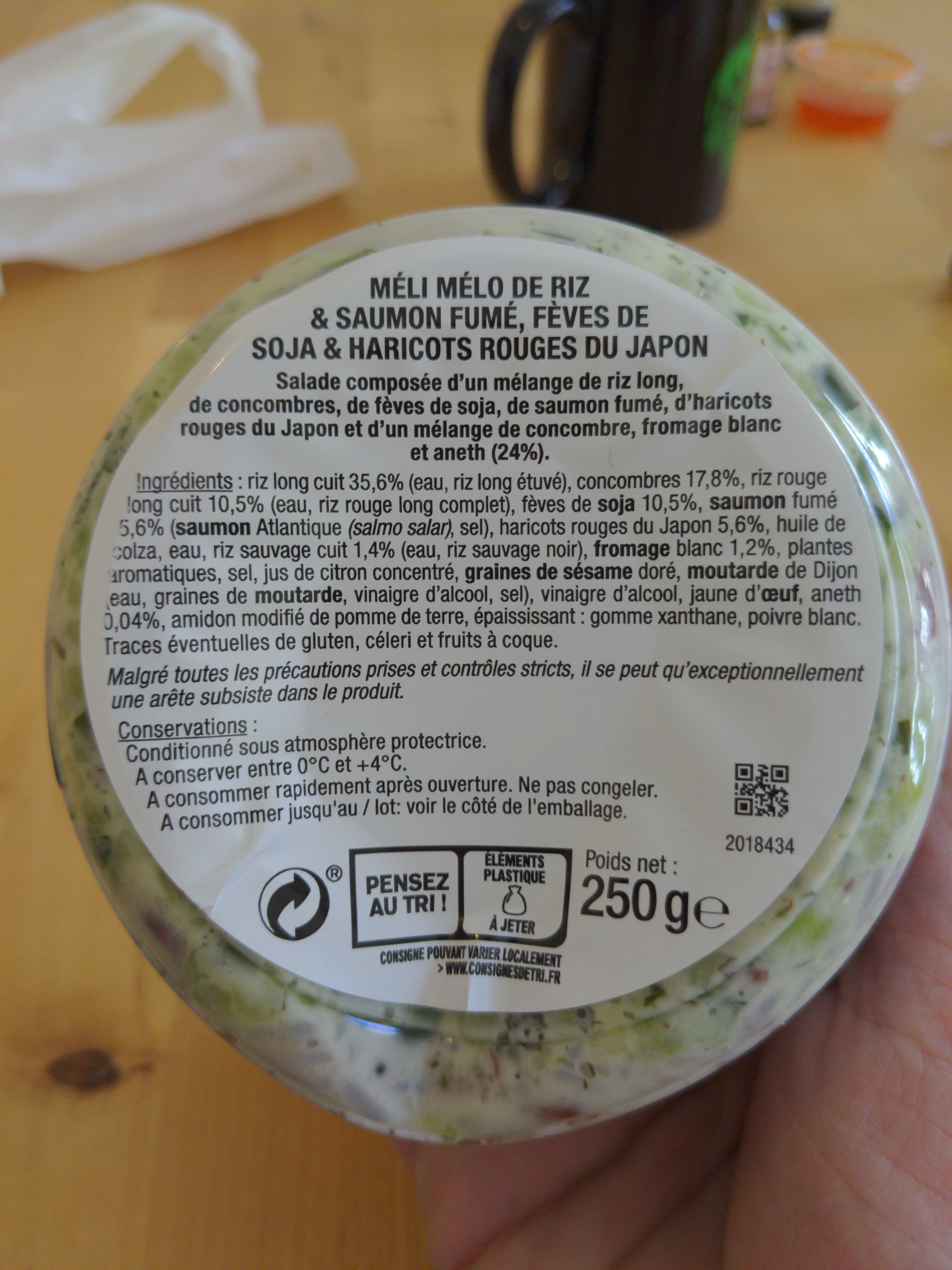 Mix Buffet Meli melo de riz & saumon fumé packshot