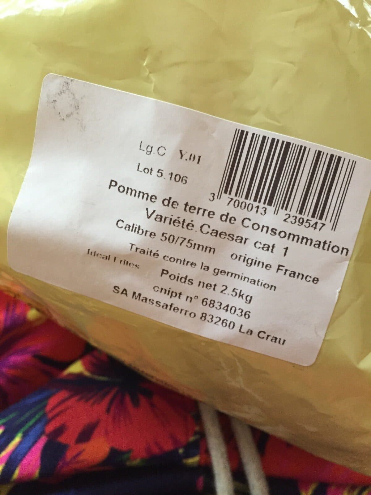 Open Food Facts Idéal Frites packshot