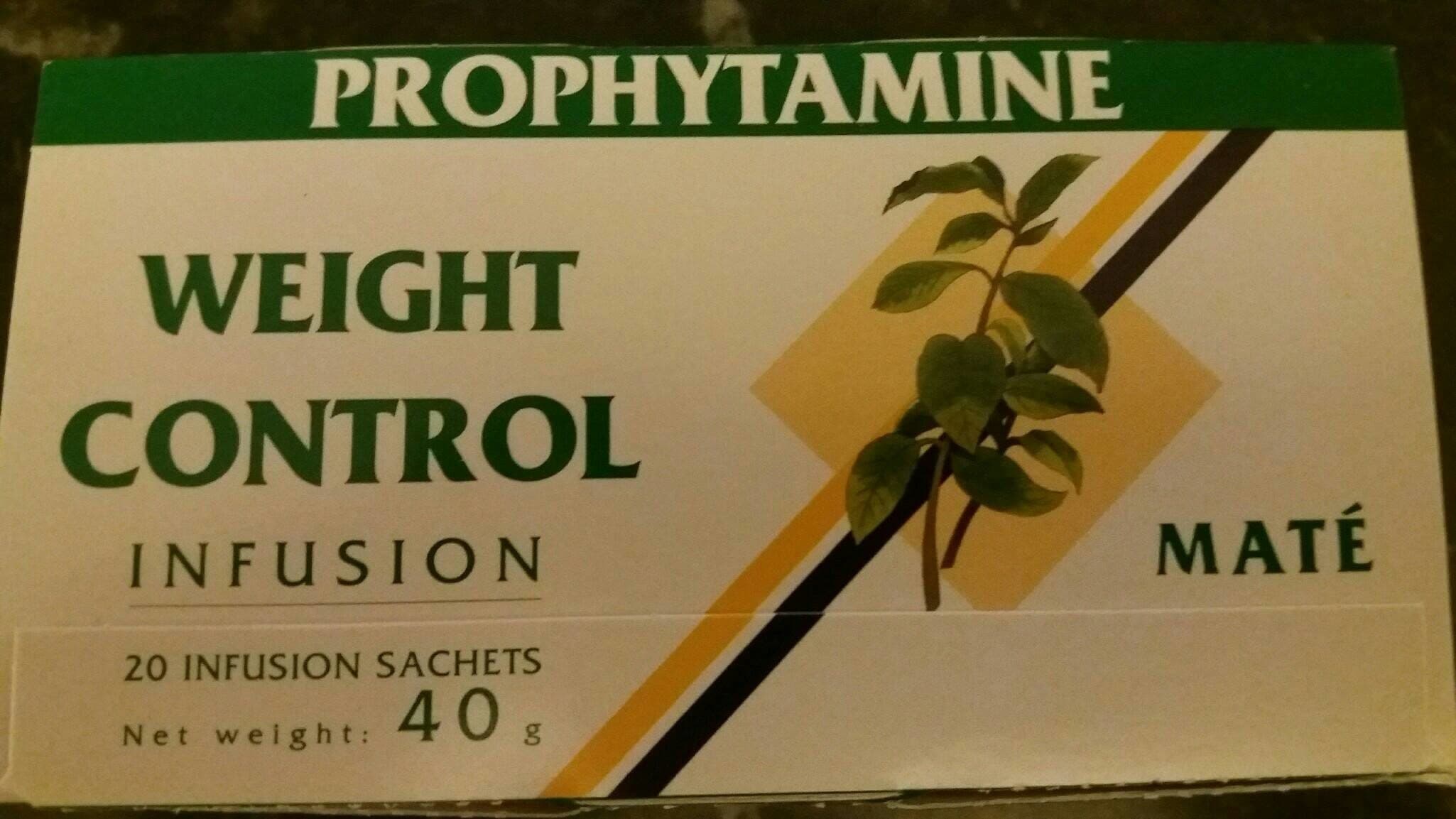 Prophytamine Contrôle du poids (infusion au maté) packshot