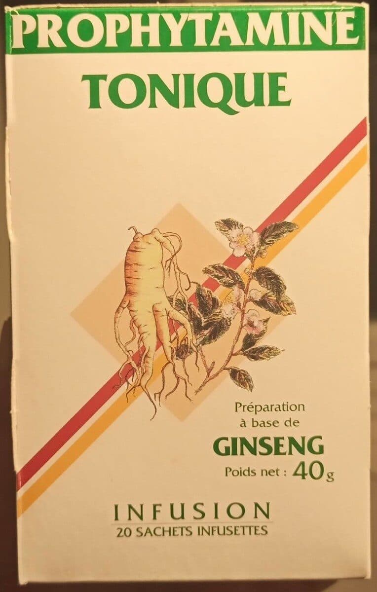 Open Food Facts Tonique infusion ginseng packshot
