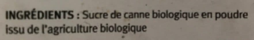Racines bio Sucre de Canne complet packshot