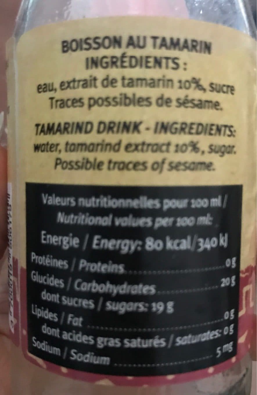 Racines Boisson au tamarin packshot