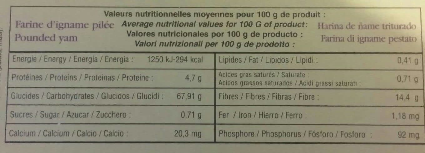 Racines Sa Foutou D'igname packshot