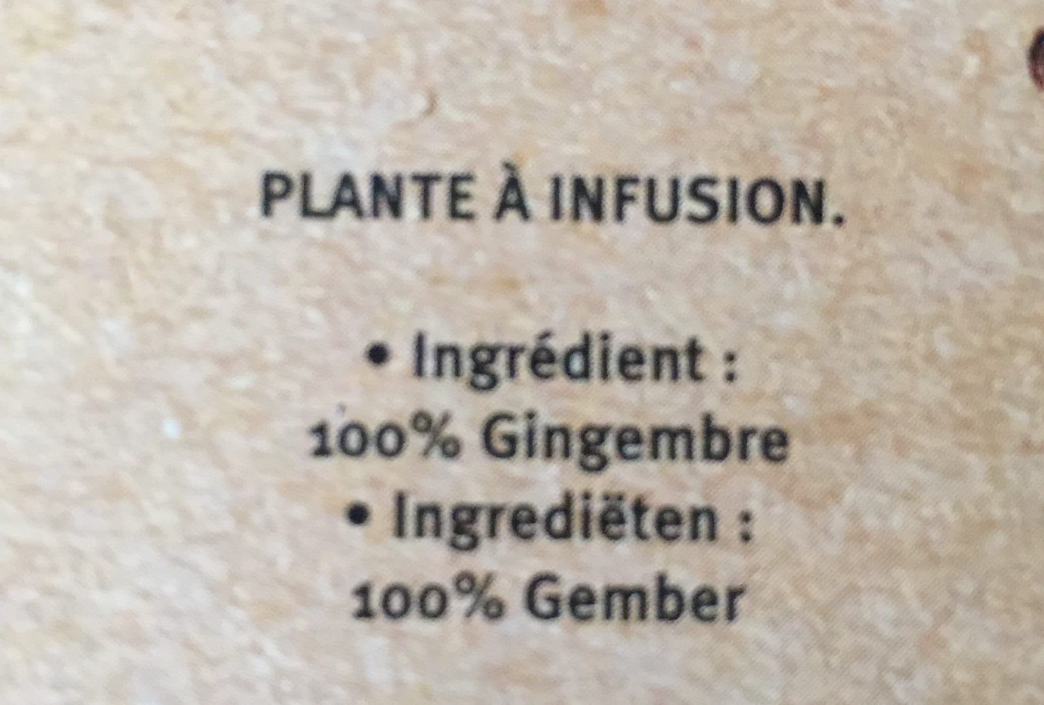Racines Infusion Gingembre packshot