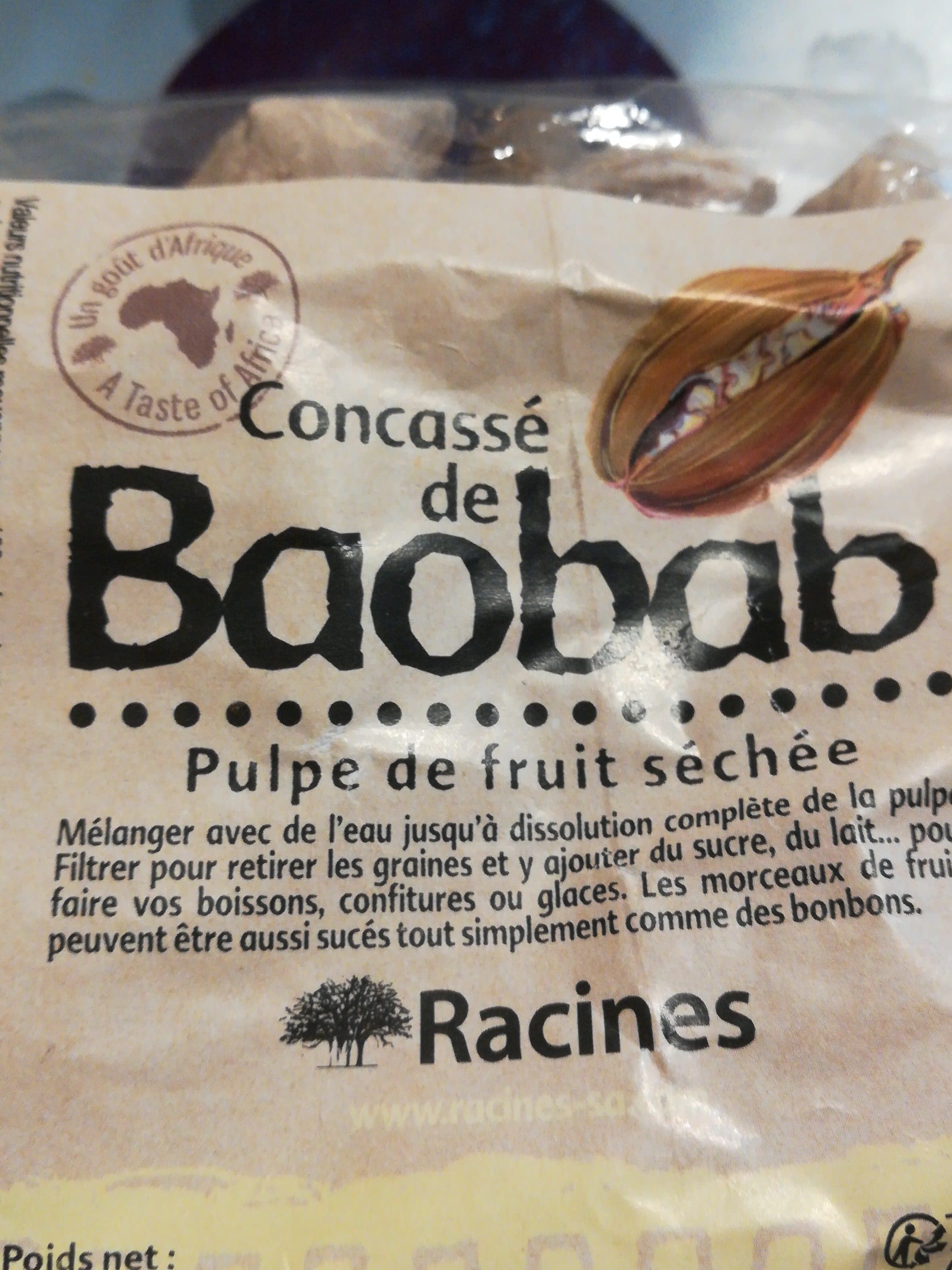 Racines Concassé de baobab packshot