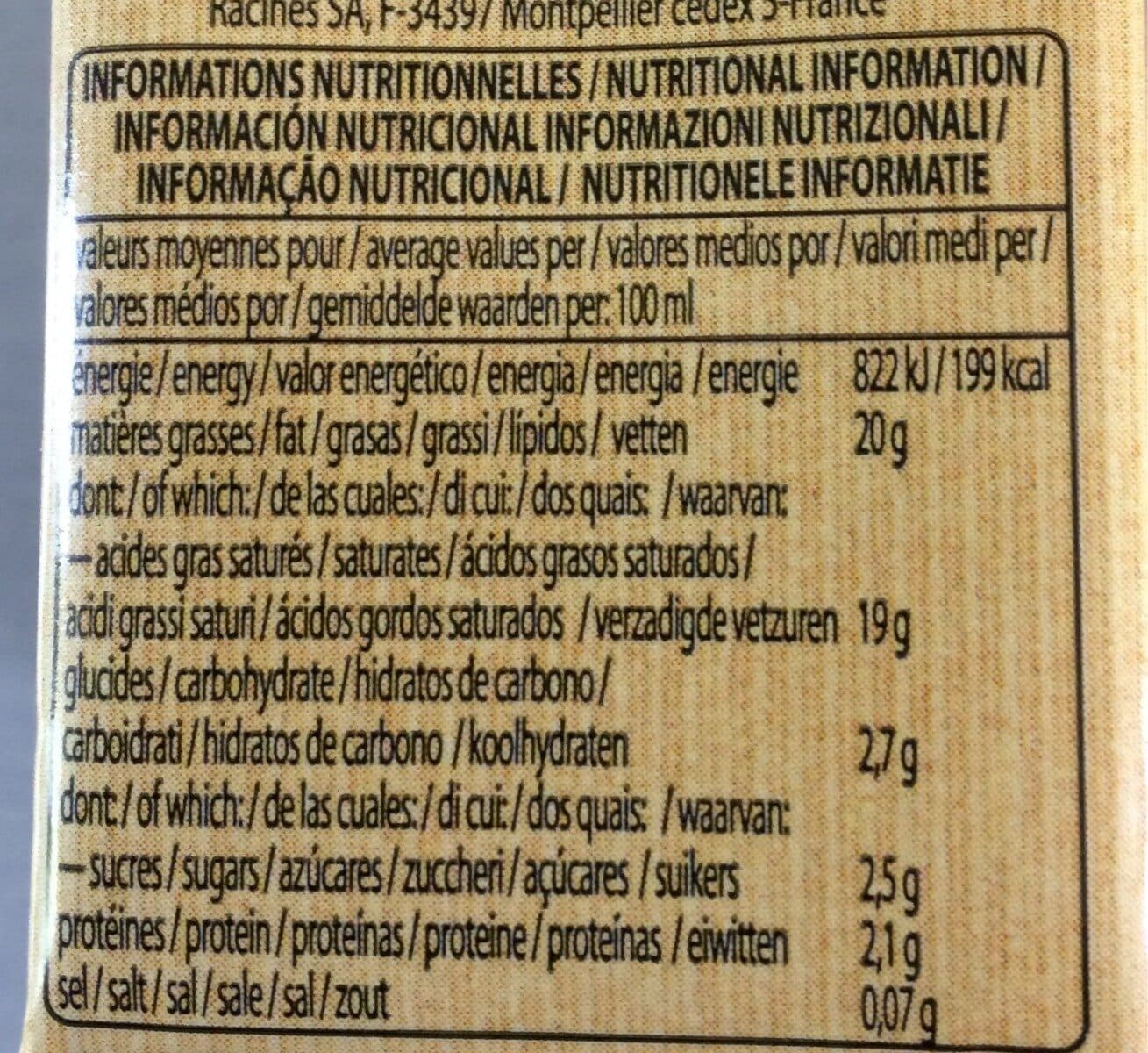 Racines Crème Coco Tretrab Racines packshot