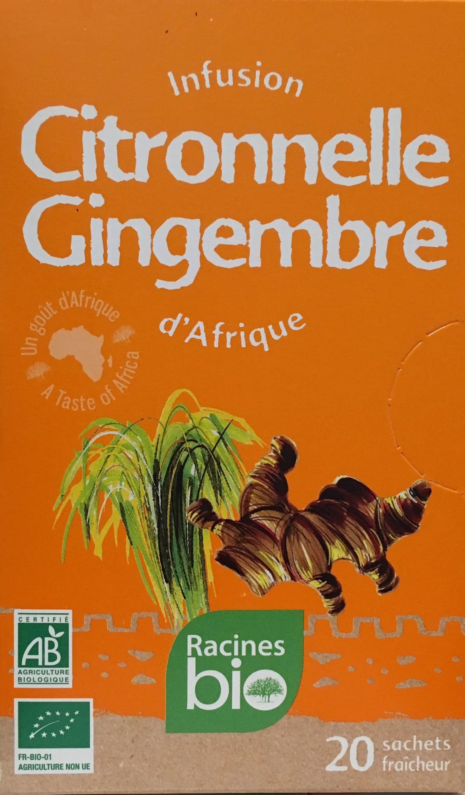 Racines Bio Citronnelle Gingembre packshot