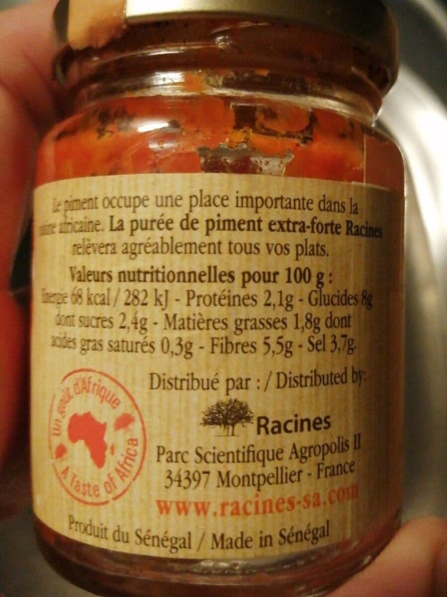 Racines Puree Piment Extra Fort Racines packshot