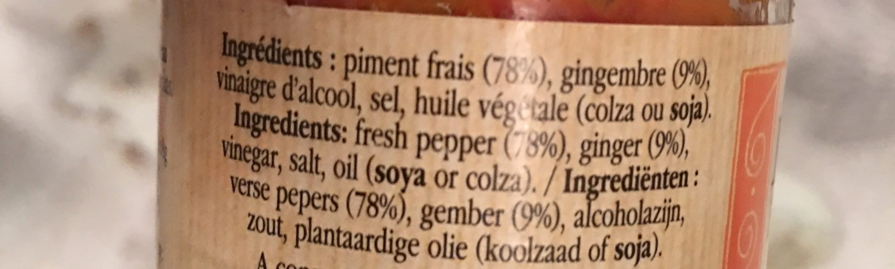 Racines Puree Piment Extra Fort Gingembre Racines packshot