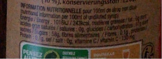 Open Food Facts Sirop De Bissap packshot
