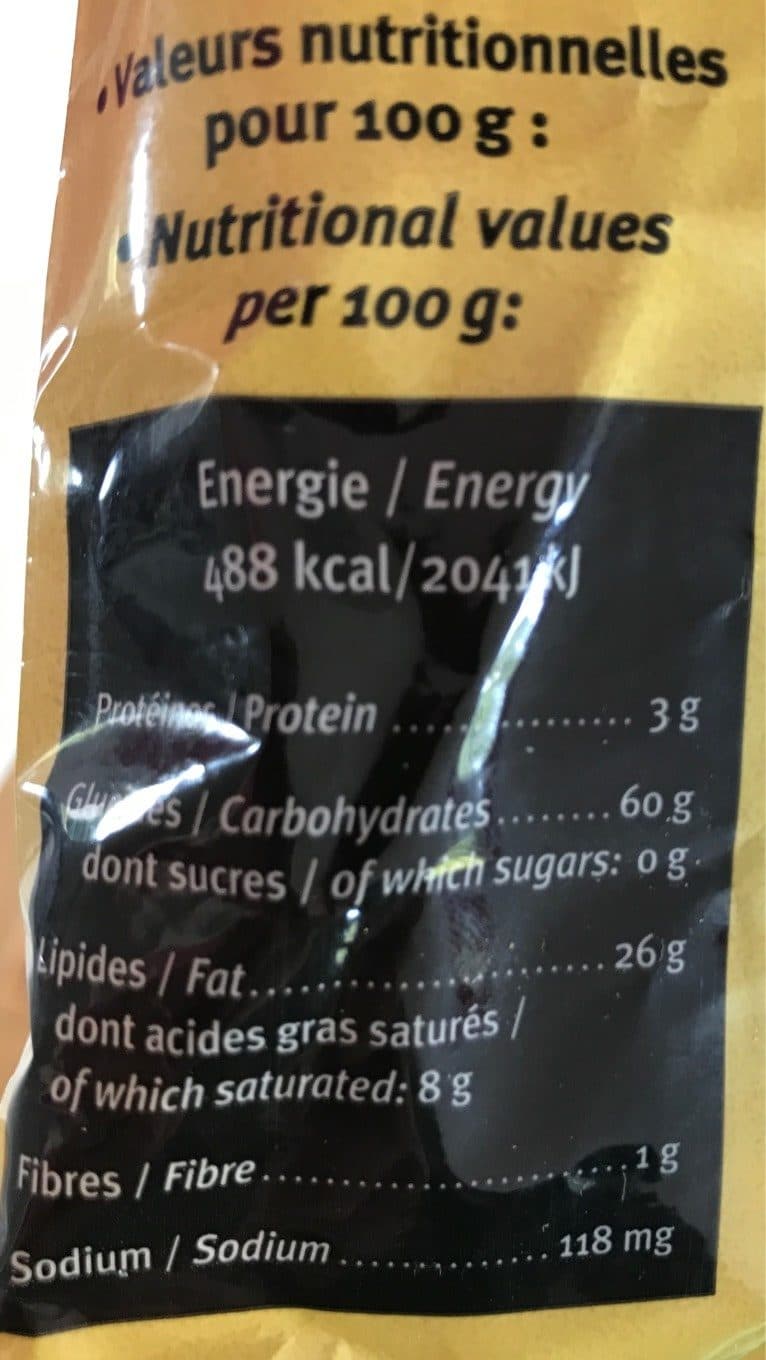 Racines Chips De Banane Plantain Légèrerement Salées packshot