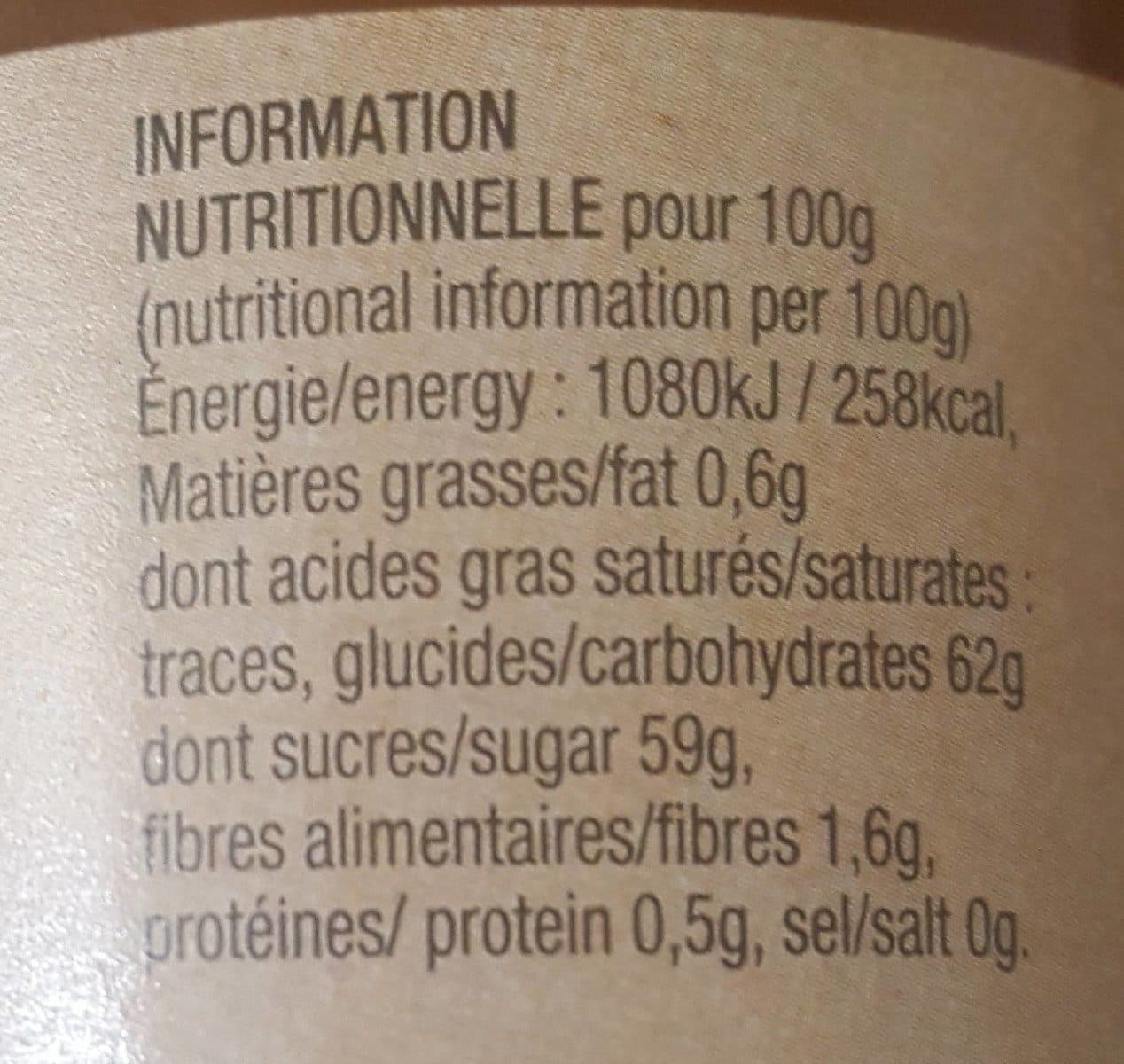 Open Food Facts Mangue packshot