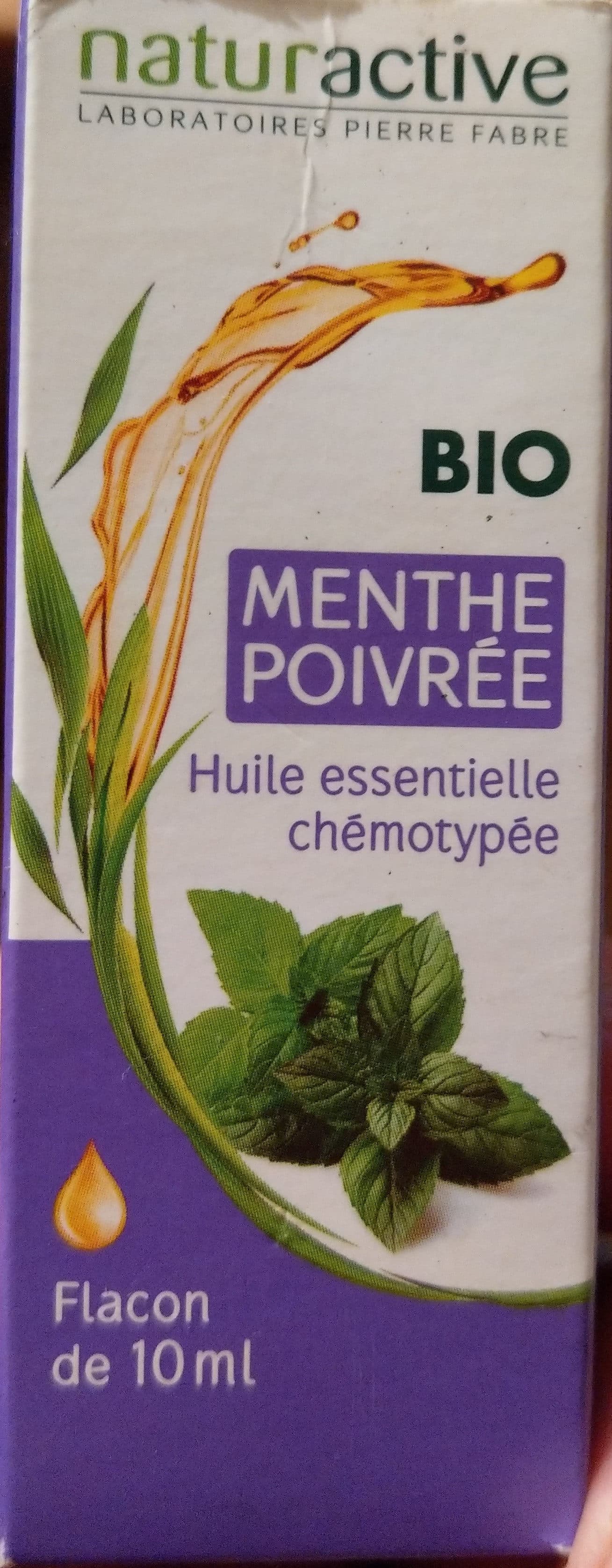 Open Food Facts Naturactive Huile Essentielle Bio Menthe Poivrée packshot