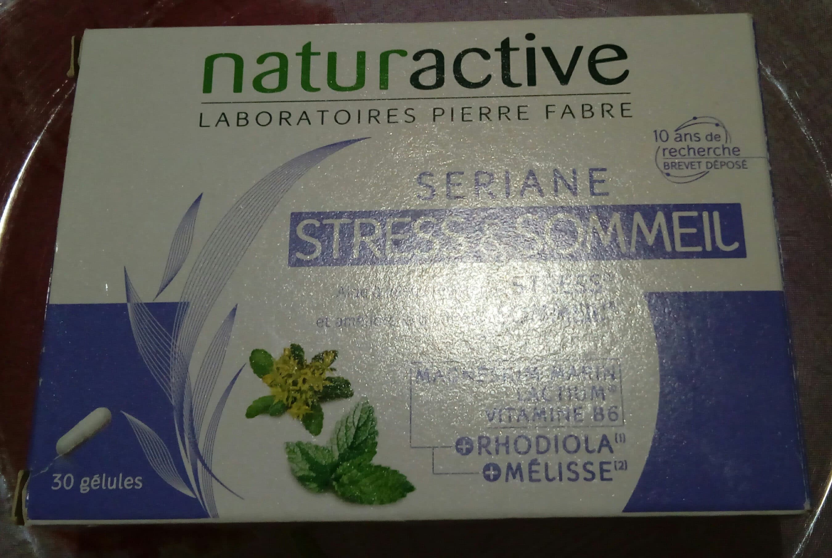 Open Food Facts Naturactive Seriane Stress & Sommeil packshot