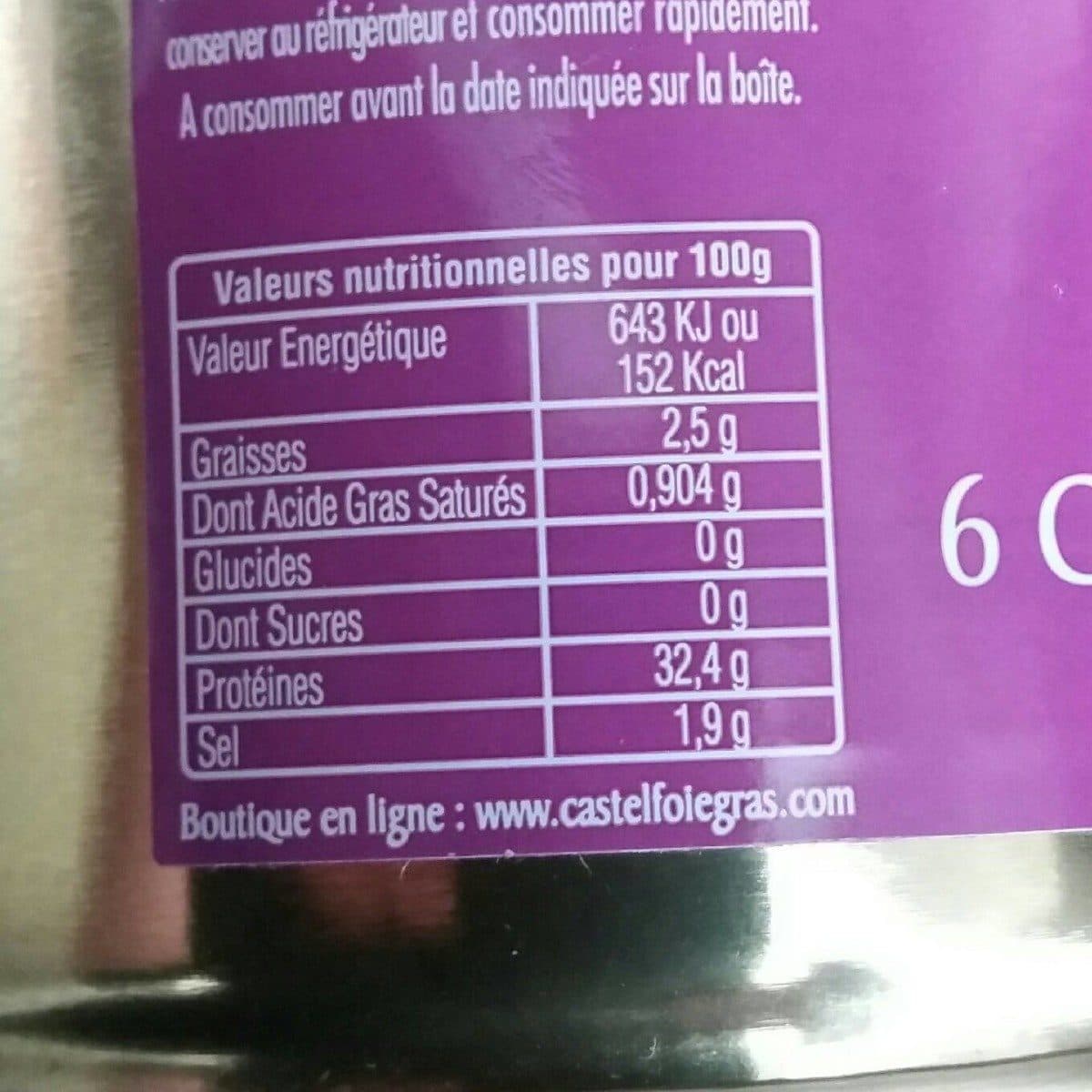 Castel Foie Gras 6 gesiers de canard confits packshot