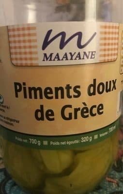 Maayane Piment Doux De Grèce packshot