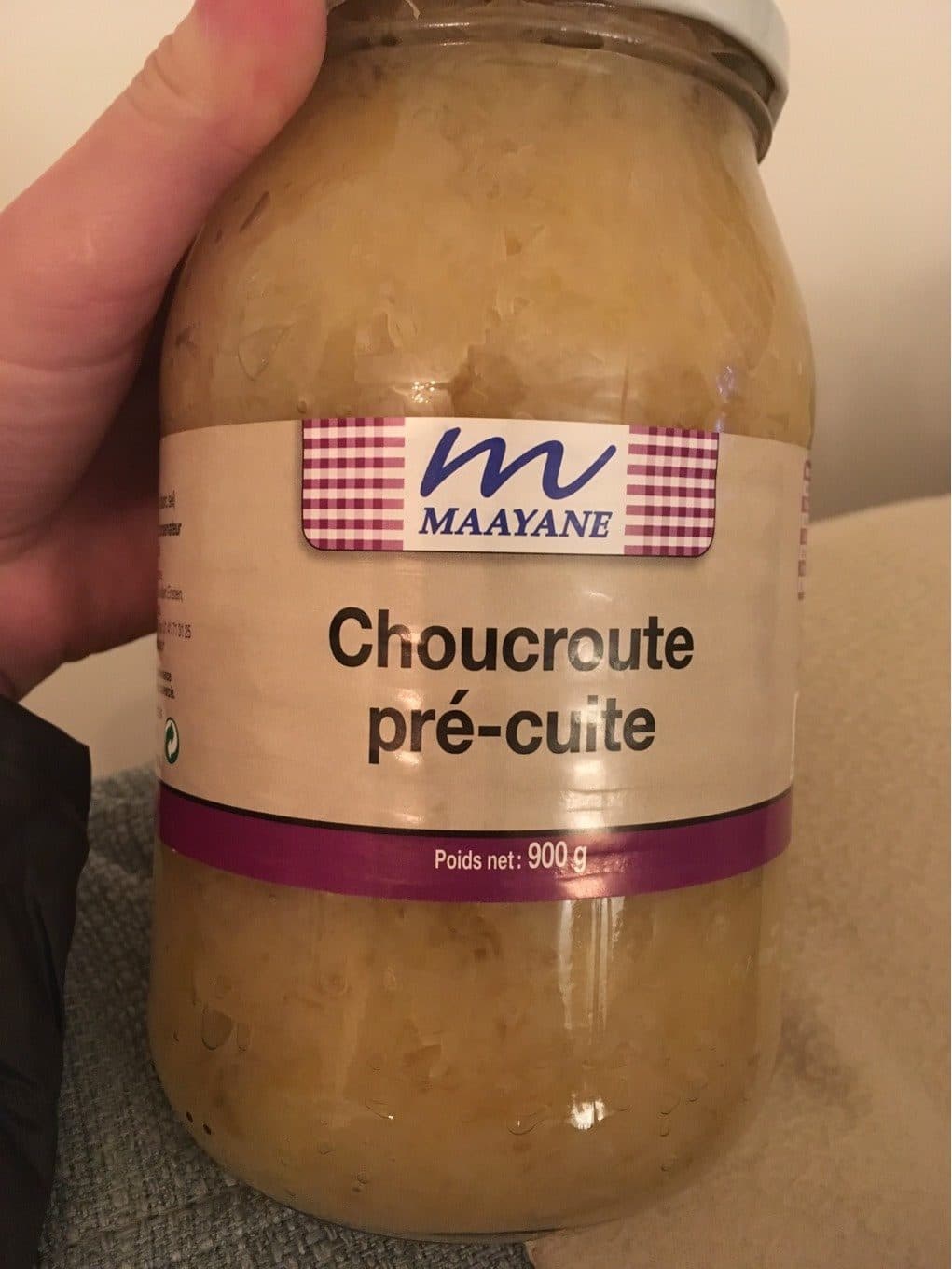 Maayane Choucroute pré-cuite packshot