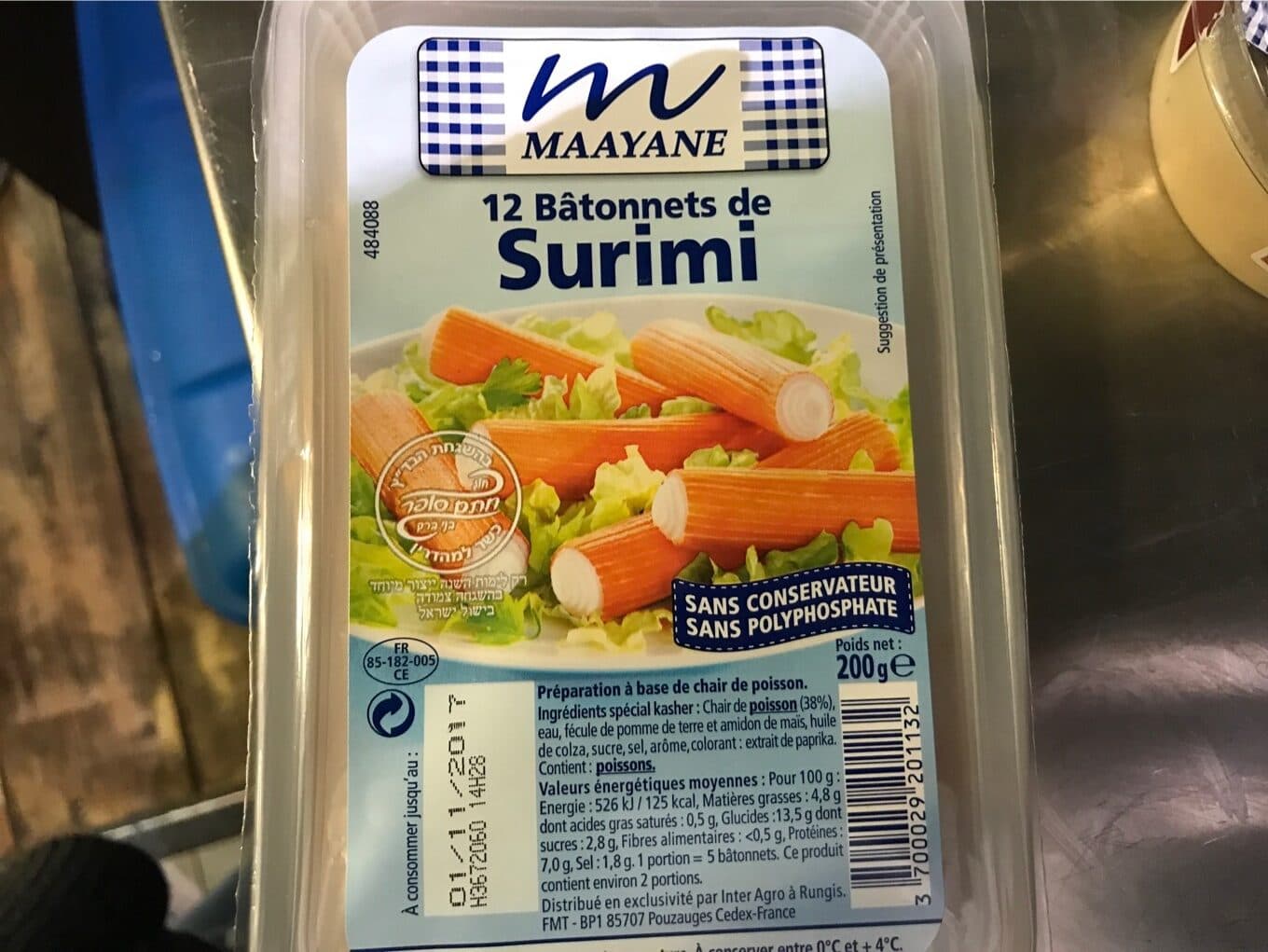 Maayane Batonnets De Surimi, packshot
