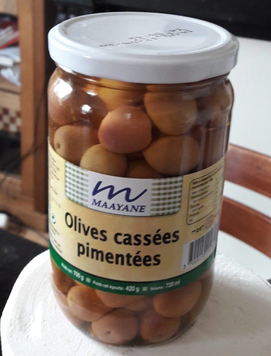 Maayane Olives cassées pimentées packshot