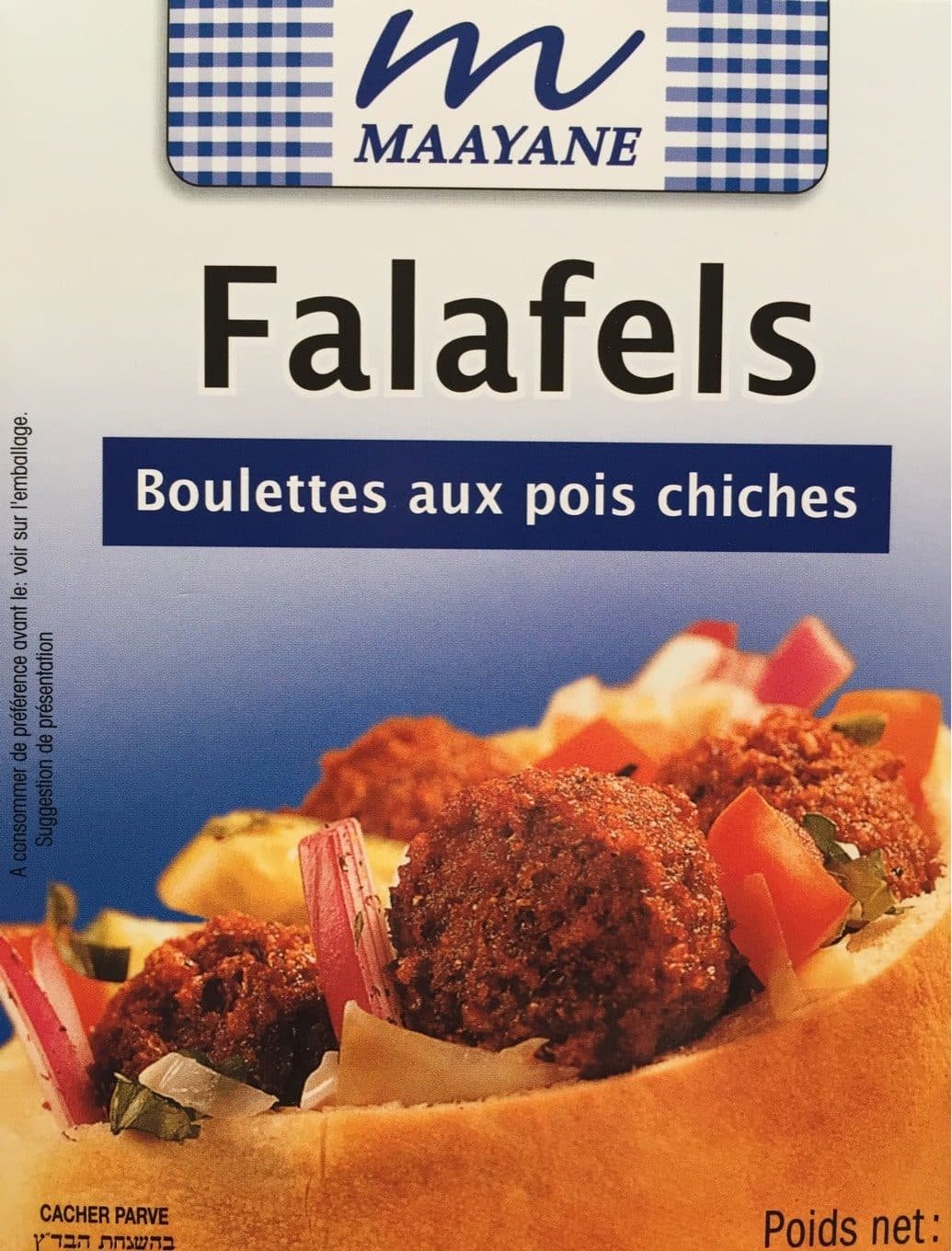 Maayane Falafels Boulettes aux pois chiches packshot