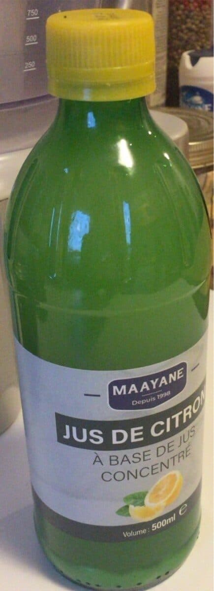 Maayane Jus De Citron packshot