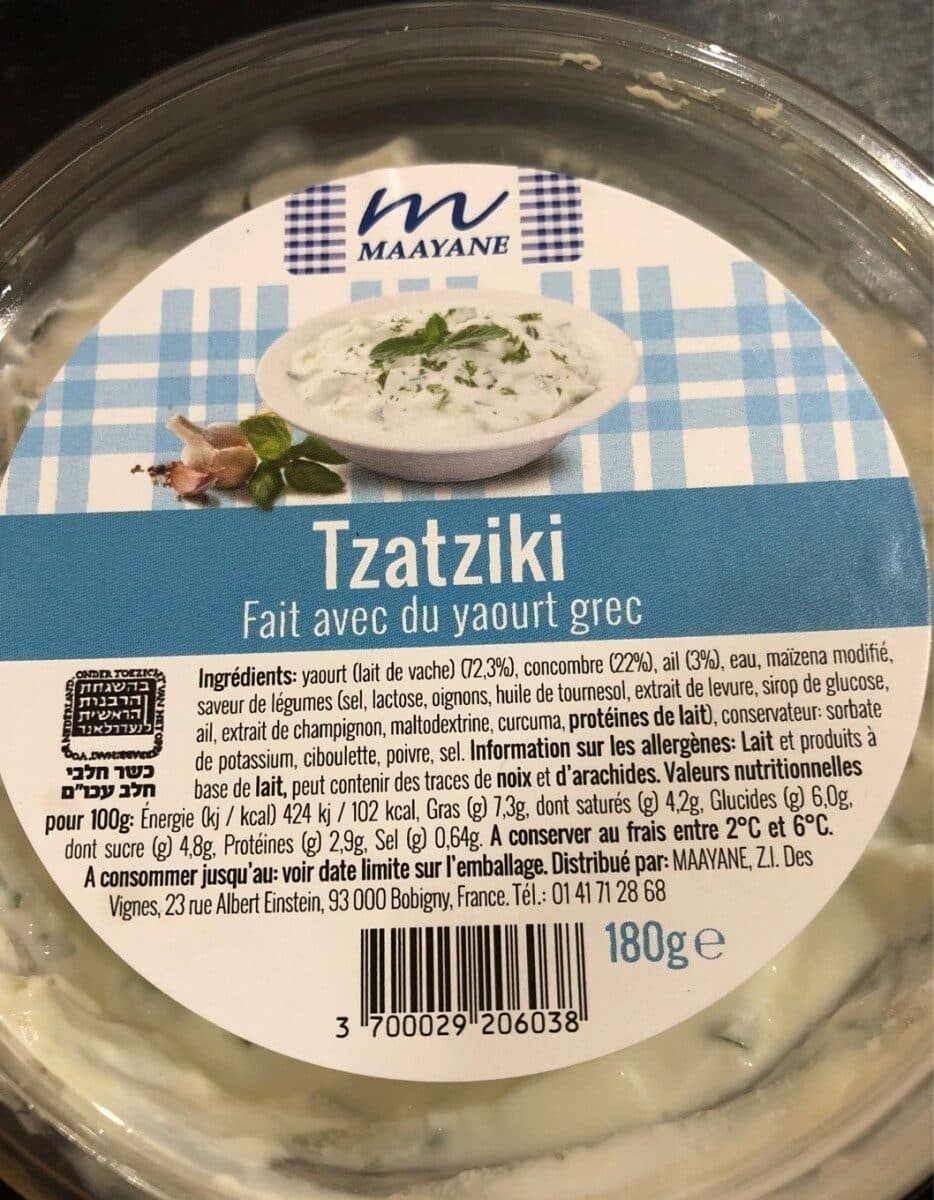 Maayane Tzatziki packshot