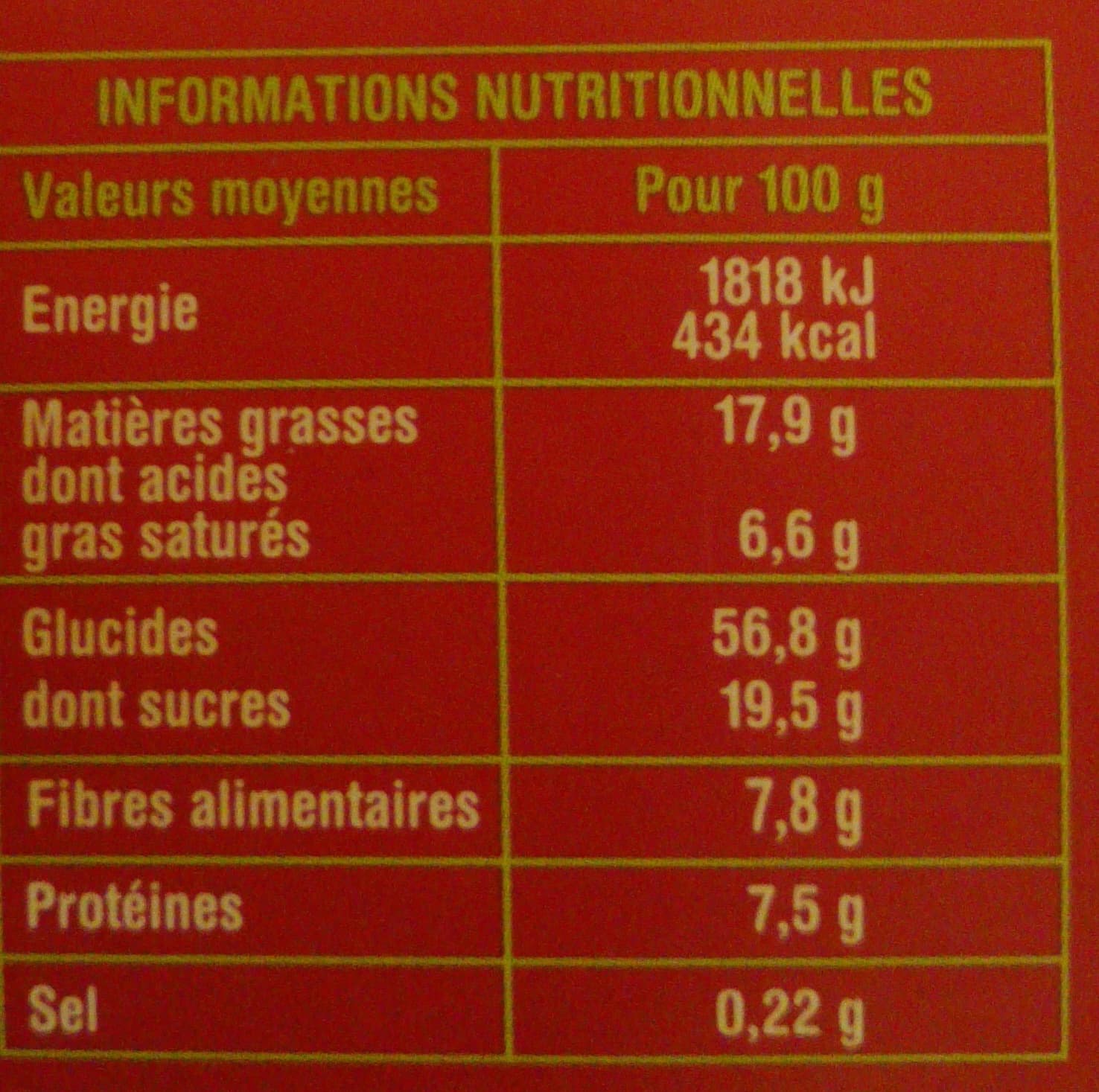 Naturalia Barres céréalières chocolat noisettes packshot