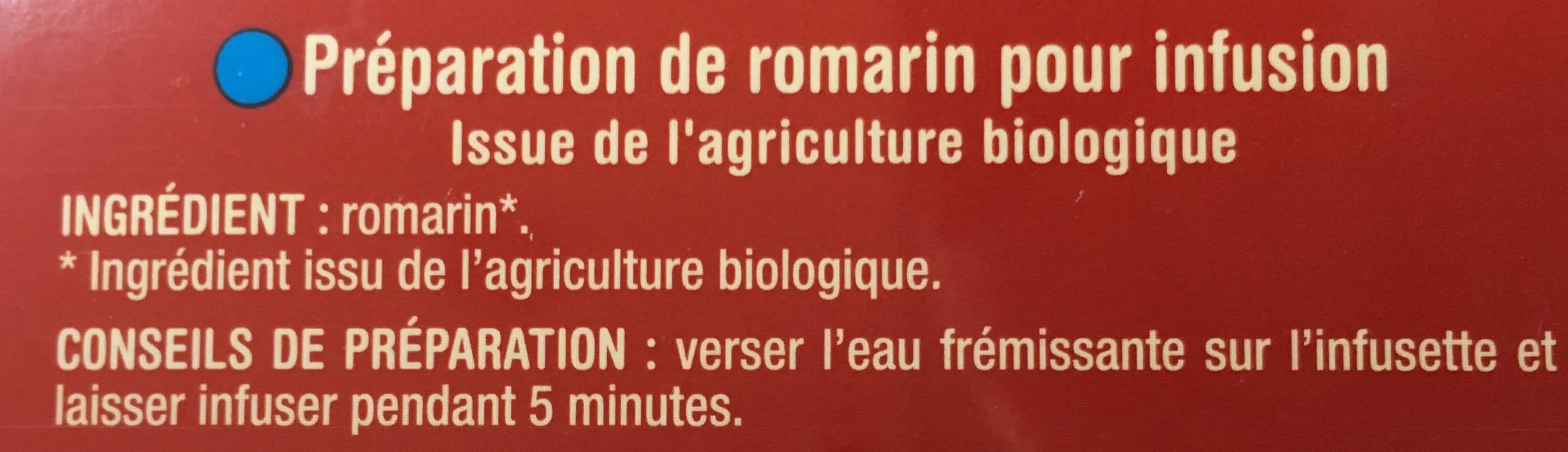 Herbier Du Diois Infusion romarin packshot