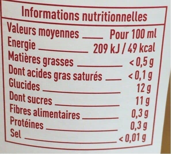 Naturalia Jus multifruit jaune packshot