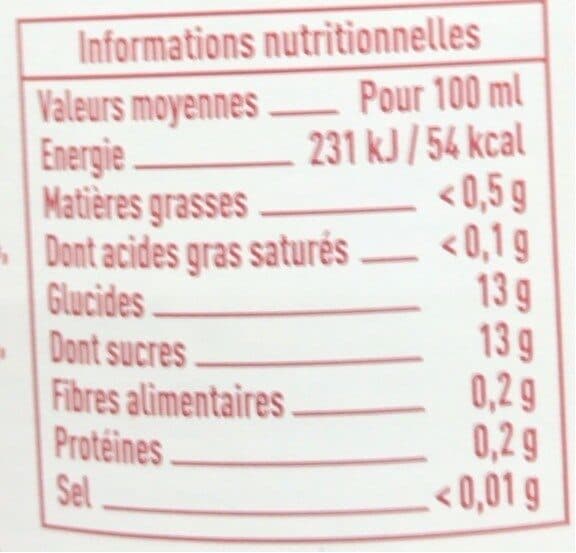 Naturalia Jus Multifruits Rouges packshot