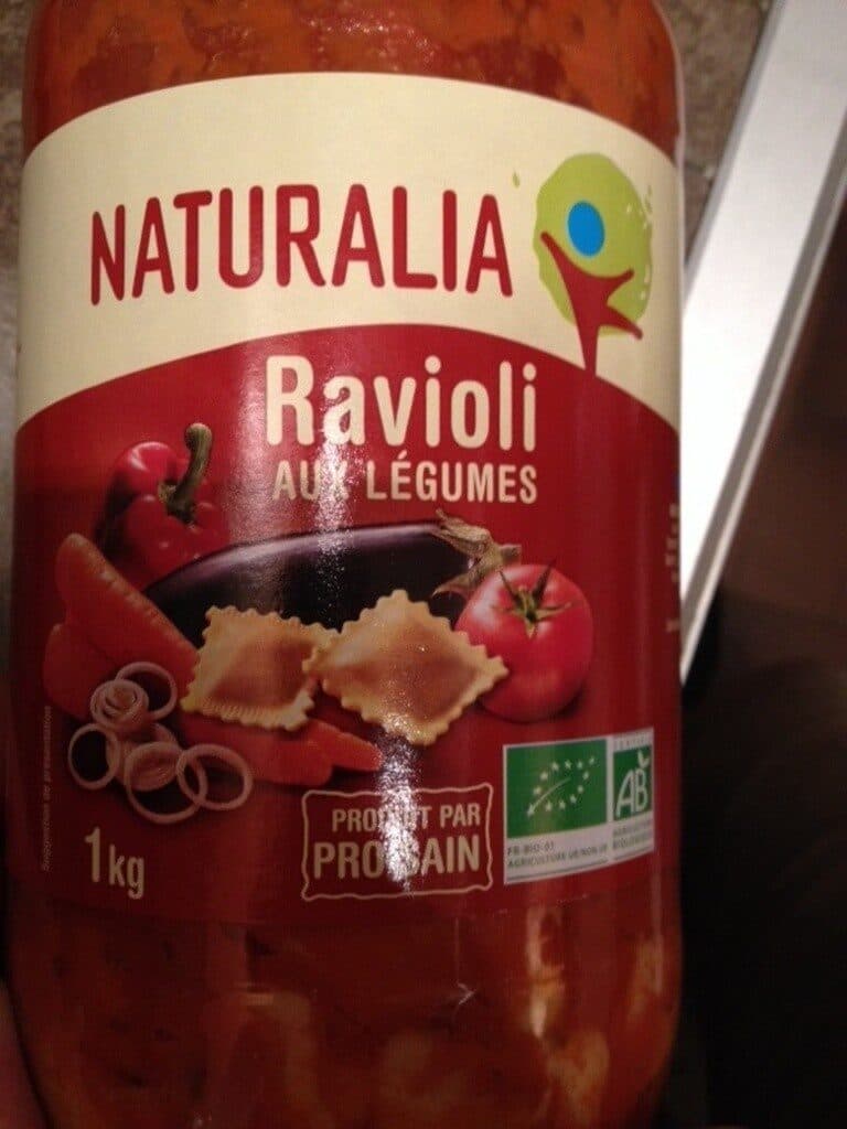 Naturalia Raviolis aux légumes packshot