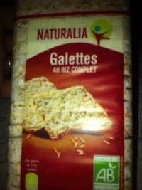 Naturalia Galettes au riz complet packshot