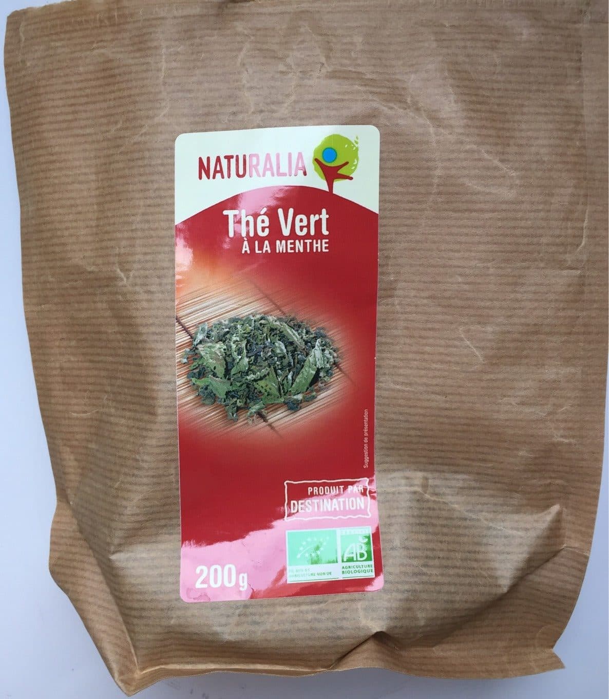 Naturalia Thé Vert à la menthe packshot