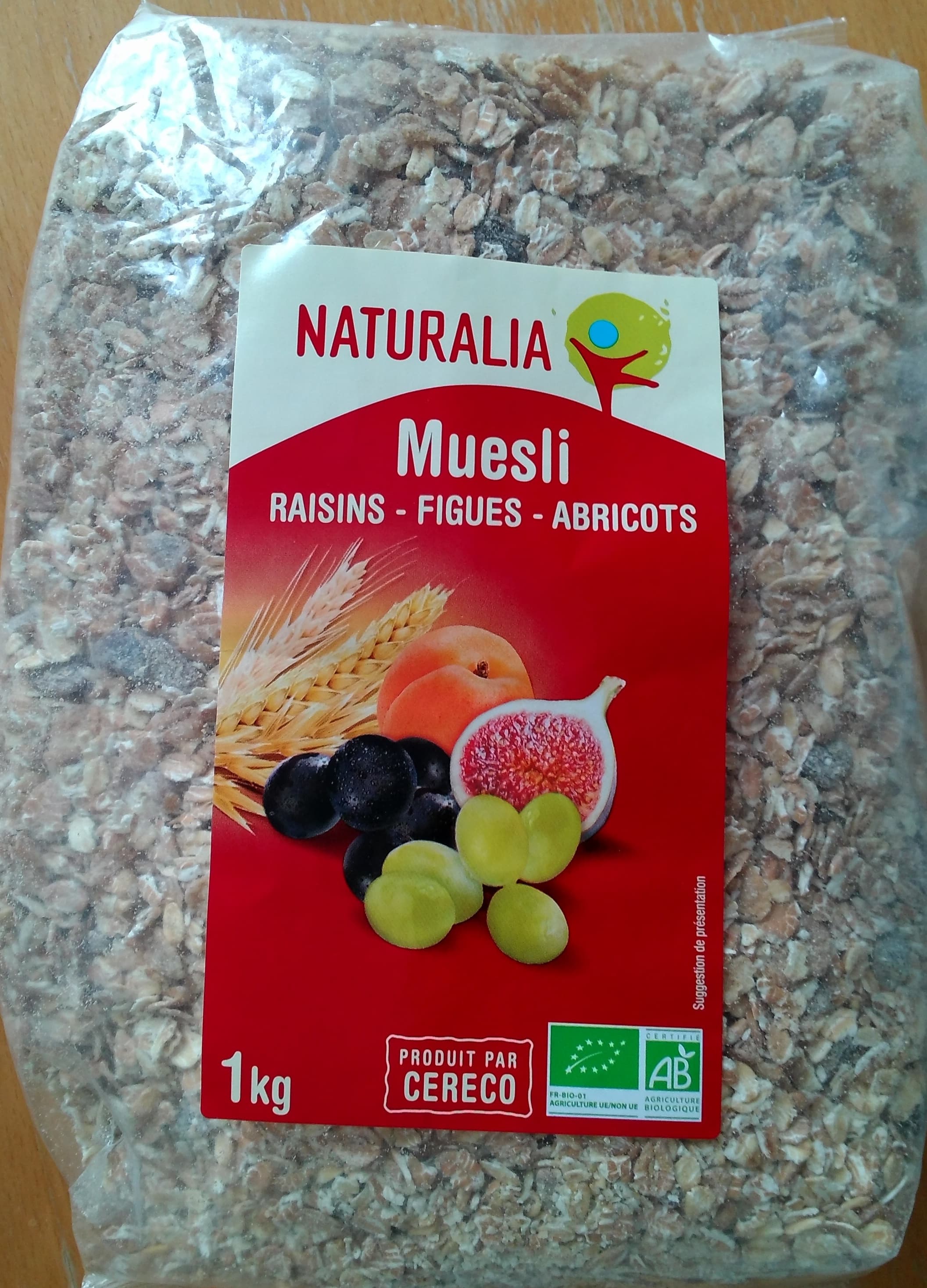 Naturalia Muesli raisins-figues-abricots packshot
