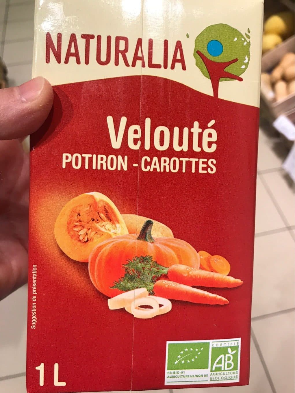 Naturalia Velouté Potiron - Carottes packshot