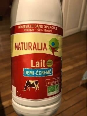 Naturalia Lait Demi-ecreme packshot