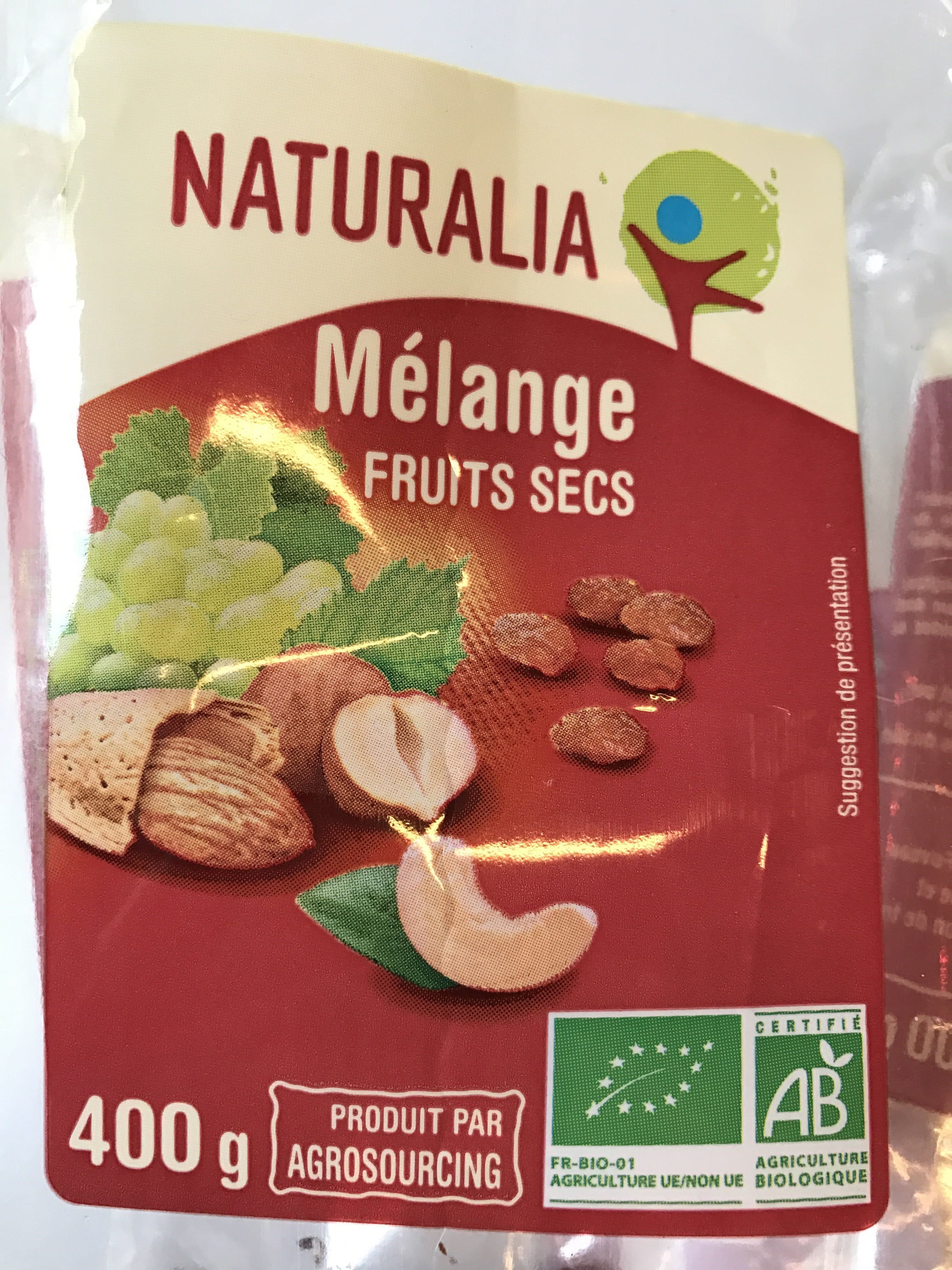 Naturalia Mélange de fruits secs packshot