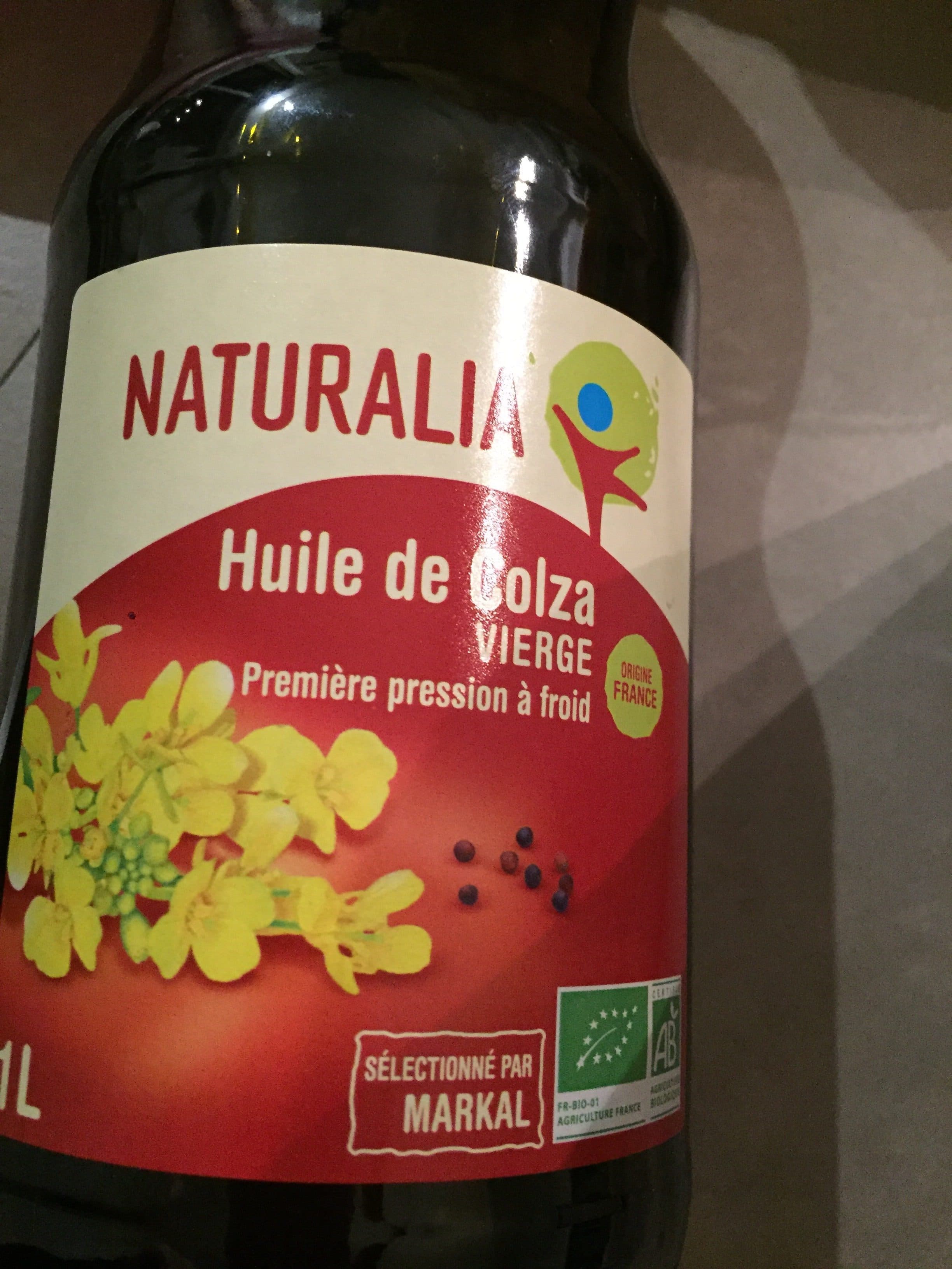 Naturalia Huile de colza vierge packshot