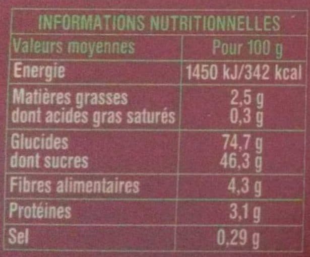 Naturalia Pain d'épices à 25% de miel minimum packshot