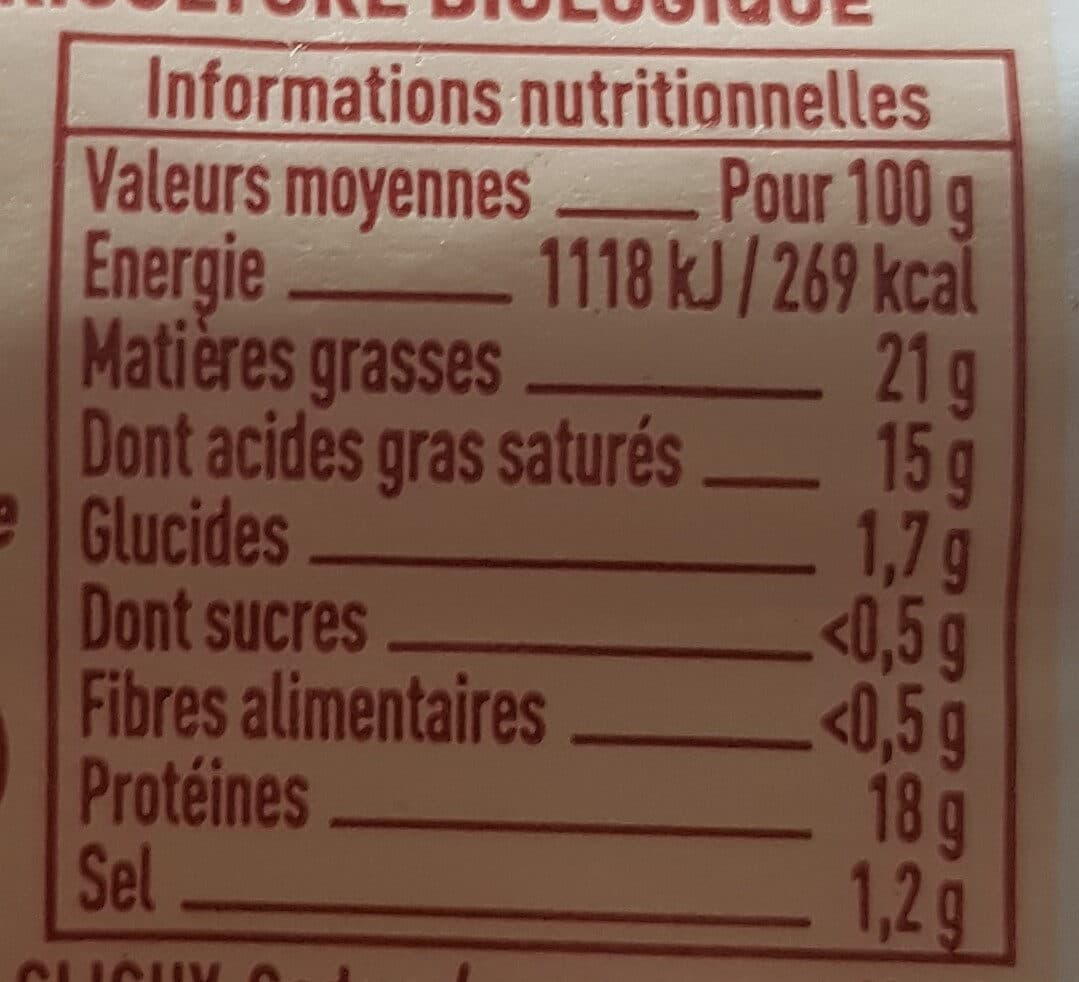 Naturalia Bûche de Chèvre packshot
