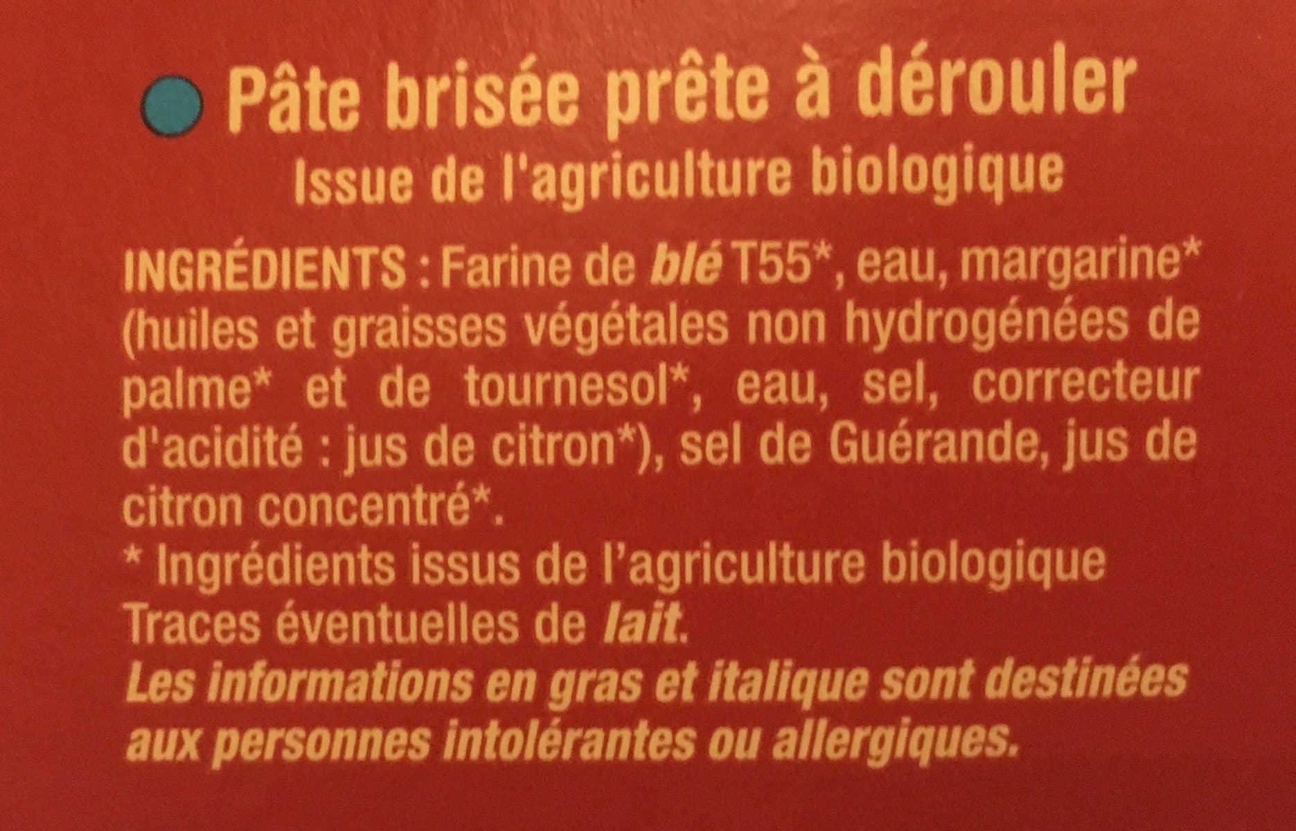 Naturalia Pâte brisée packshot